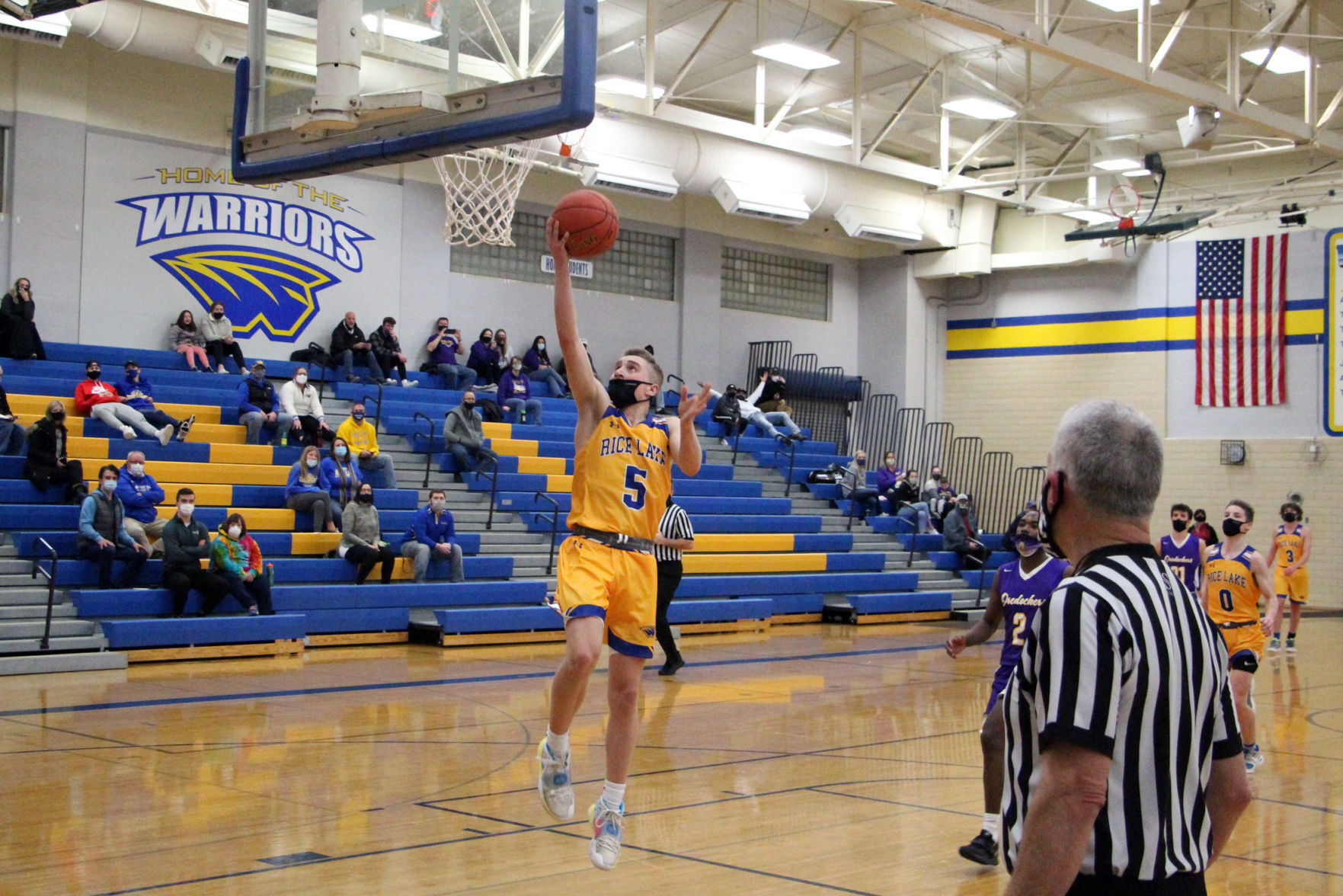 Rice Lake boys basketball vs. Ashland 12-30-20